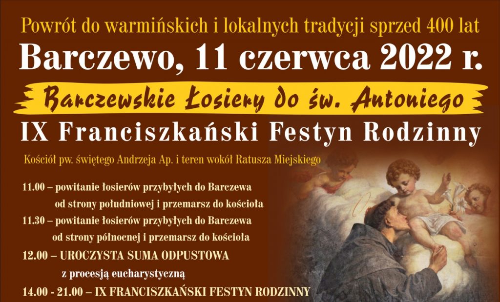 Barczewskie Łosiery do św. Antoniego 11.06.2022 – ZAPRASZAMY!